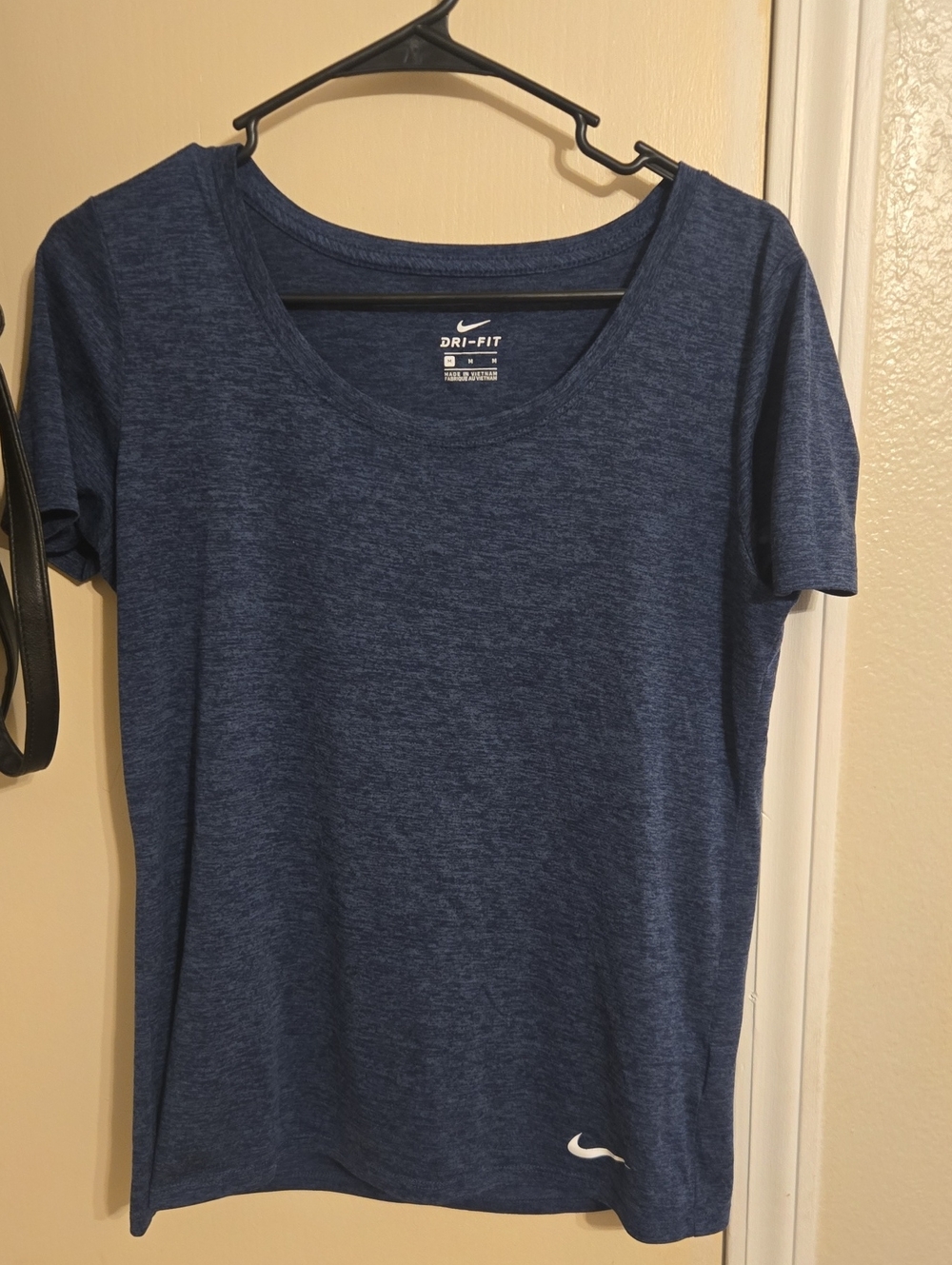 Nike Women's Dri-FIT Short Sleeve Scoop Neck Tee - Navy Heather